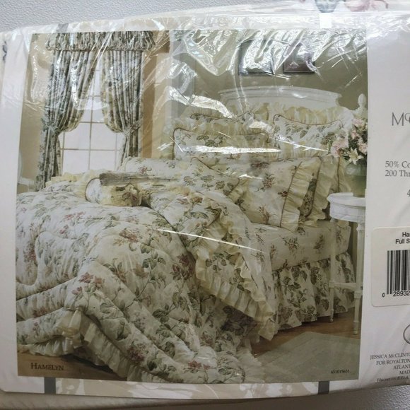 Jessica McClintock Hamelyn Full Sheet Set Ruffles - Picture 1 of 6